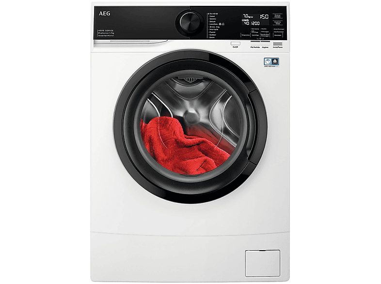 AEG L6Se47B Lavatrice, Caricamento frontale, 7 kg, 44,3 cm, Classe B