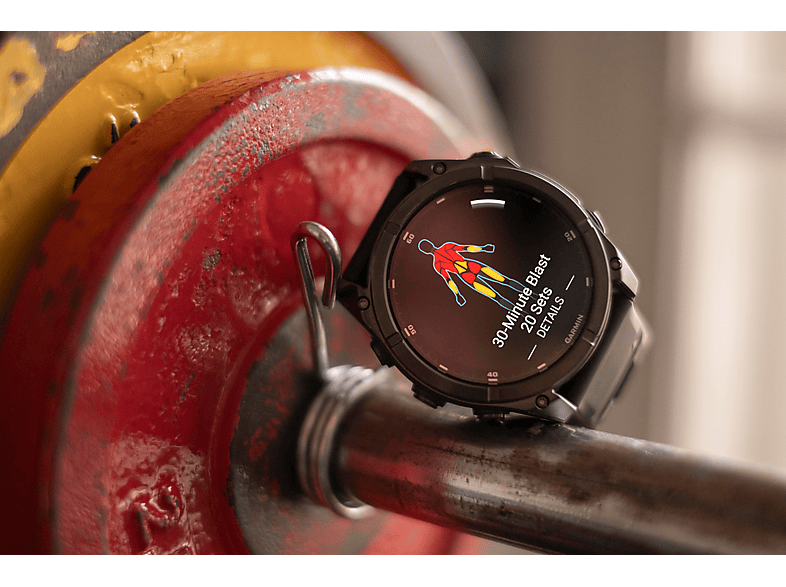 Garmin fenix® 8 - 51 mm Amoled Smartwatch Edelstahl Silikon, 26 mm, Schwarz — Foto 2 von 5