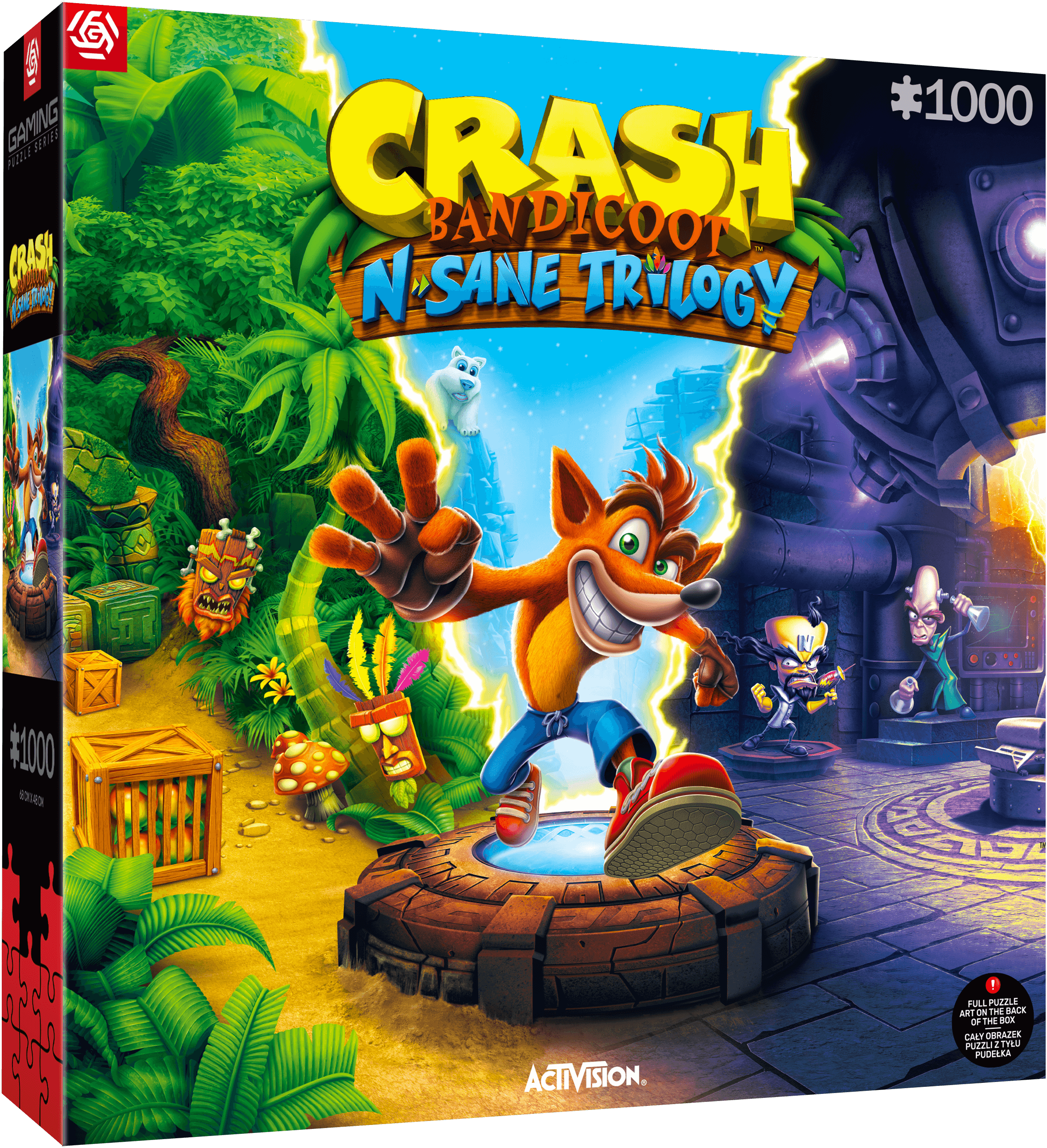Gaming Puzzle Series: Crash Bandicoot - N Sane Trilogy 1000 db-os puzzle