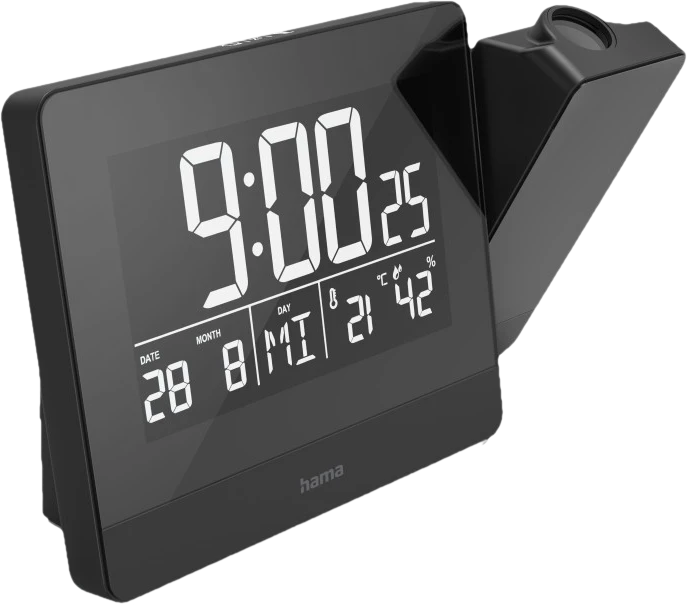 Projektionswecker Radiowecker Mit Funkuhr Und Projektion Hama