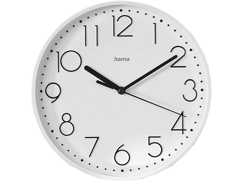 HAMA 185867 Wanduhr Salina, Weiss