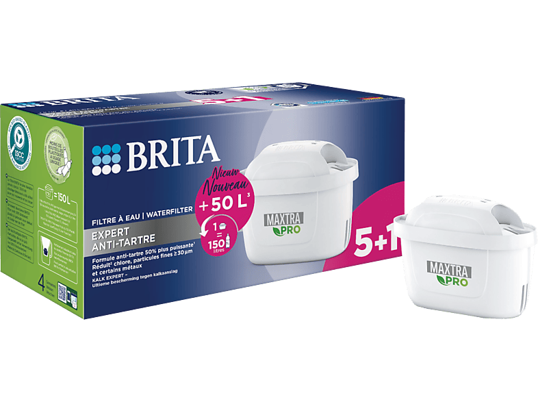 Brita Waterfilterpatroon Maxtra Pro Expert Calcaire 5+1