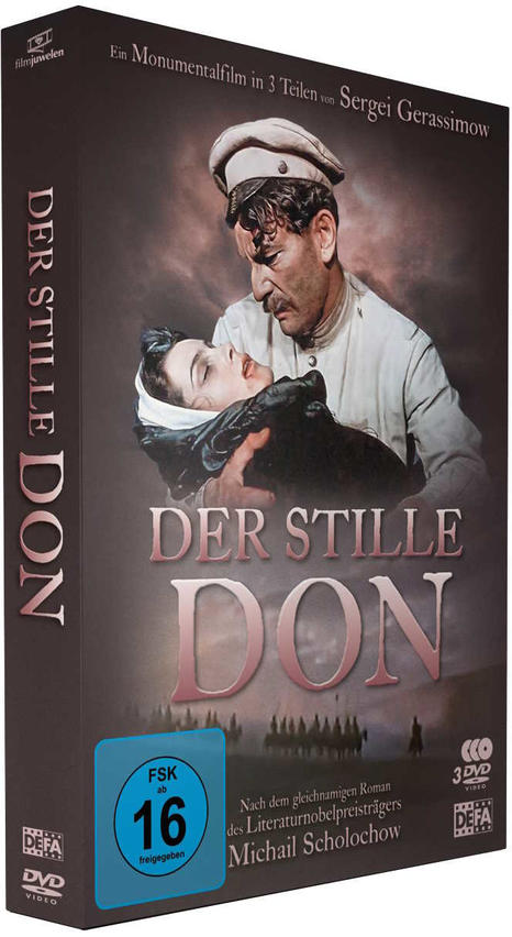 DVD-Cover eines Films im Vintage-Stil, mit einem Mann und einer Frau in einer Umarmung.