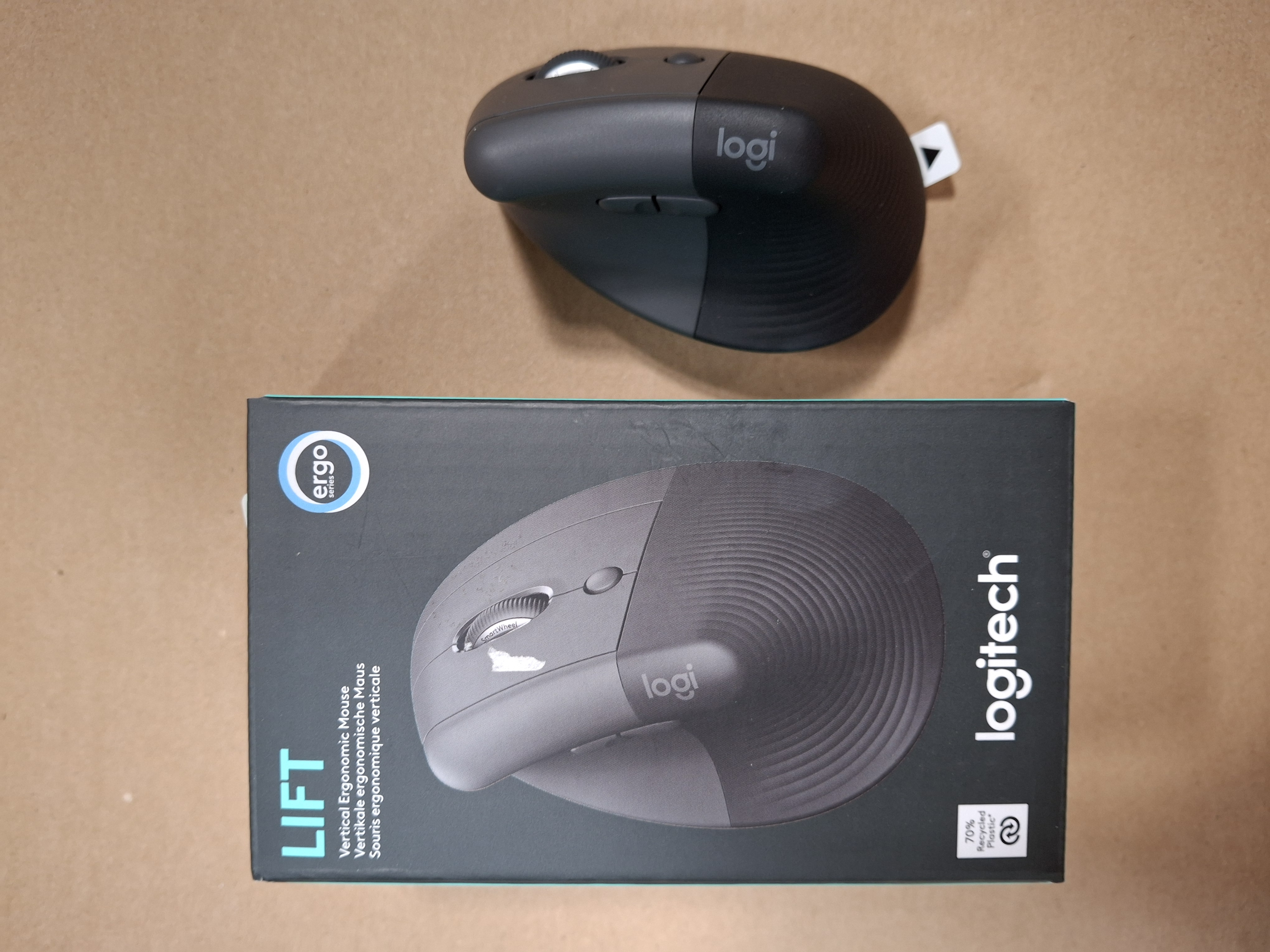 OUTLET - Mysz bezprzewodowa LOGITECH Lift Grafitowy 910-006473