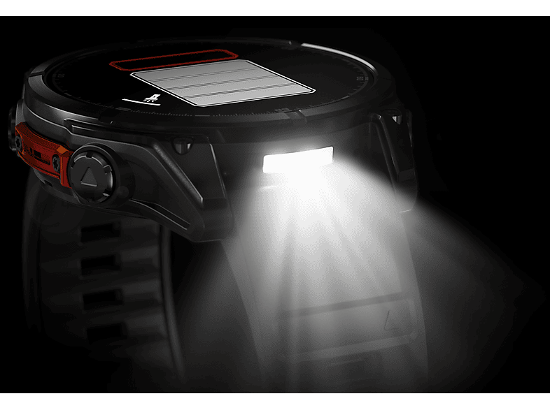 Garmin fenix® 8 - 47 mm Amoled Smartwatch Edelstahl Silikon, 22 mm, Schwarz/Schiefergrau — Foto 5 von 5