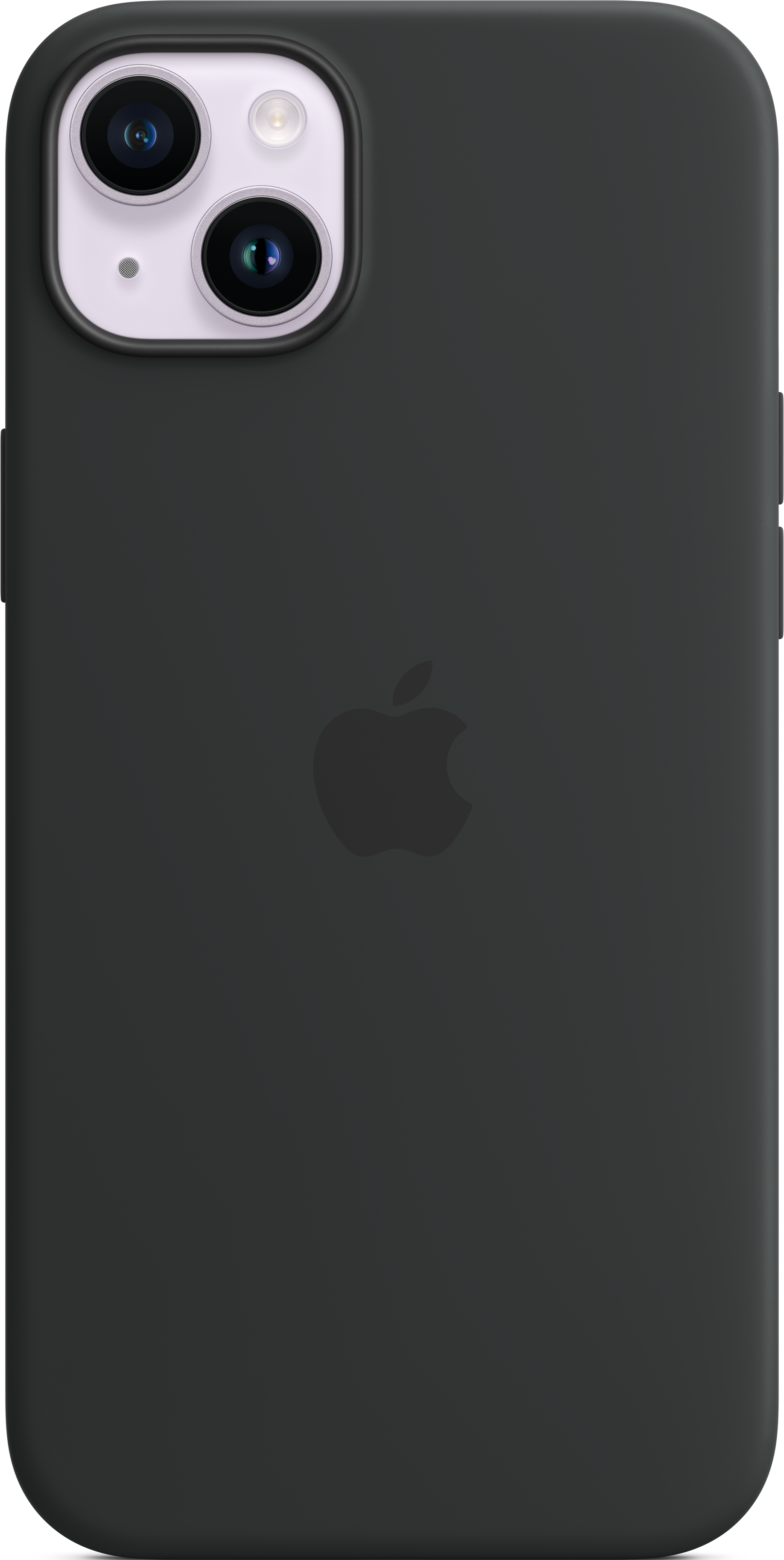 APPLE Silikon Case mit MagSafe, Sleeves, Apple, iPhone 14 Plus, Mitternacht