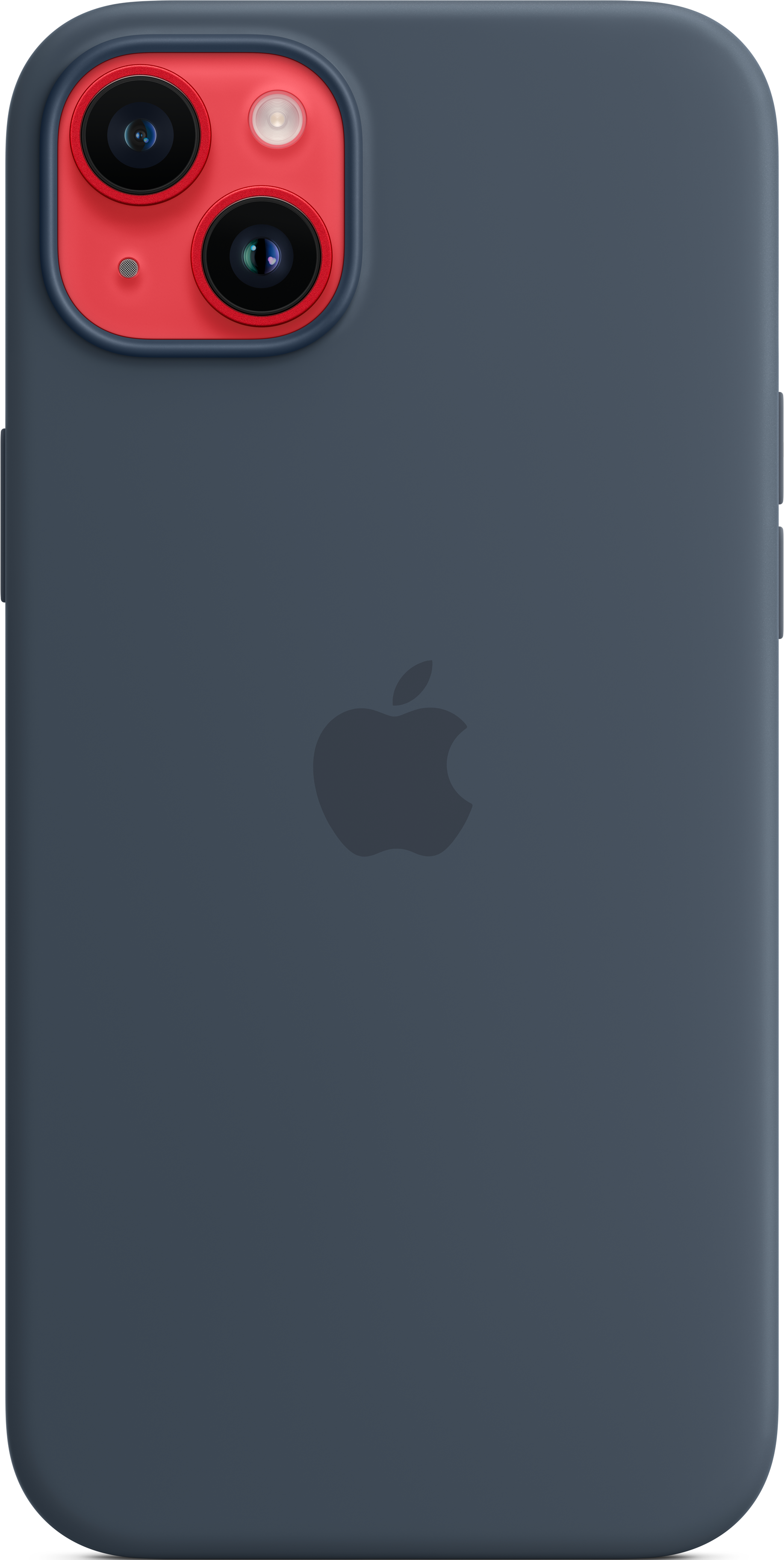 APPLE Étui en silicone avec MagSafe, Manches, Apple, iPhone 14 Plus, Bleu tempête