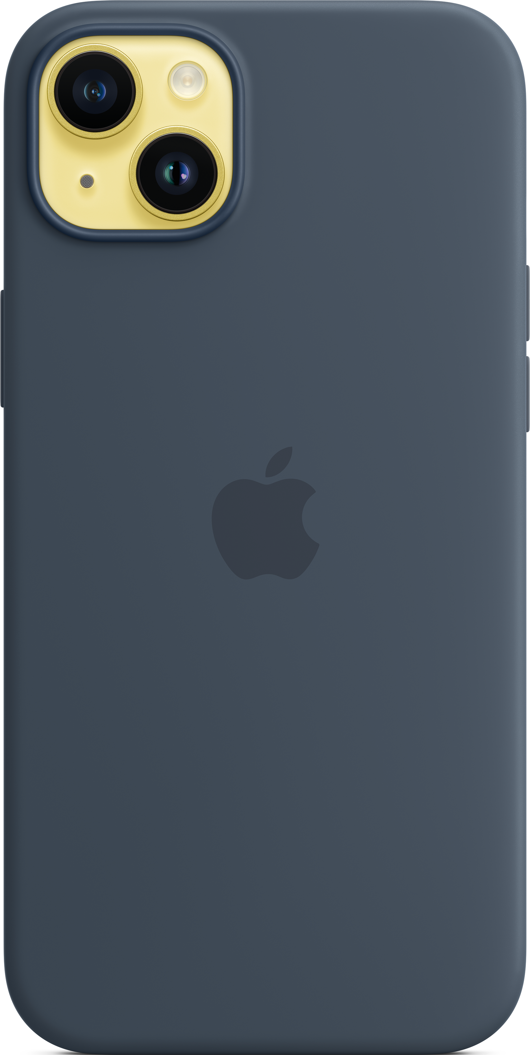 APPLE Étui en silicone avec MagSafe, Manches, Apple, iPhone 14 Plus, Bleu tempête
