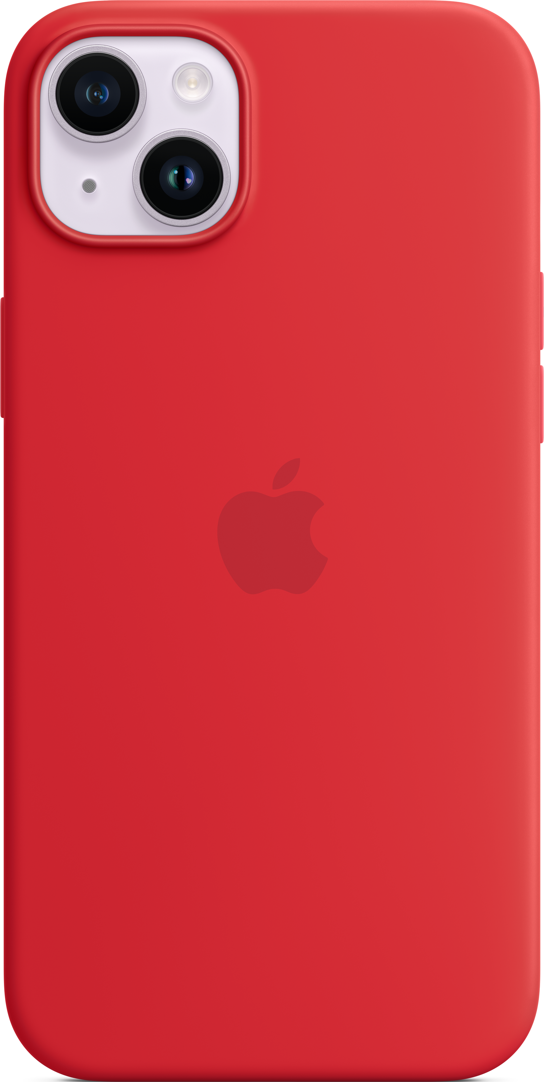APPLE Étui en silicone avec MagSafe, Manches, Apple, iPhone 14 Plus, (PRODUCT) RED