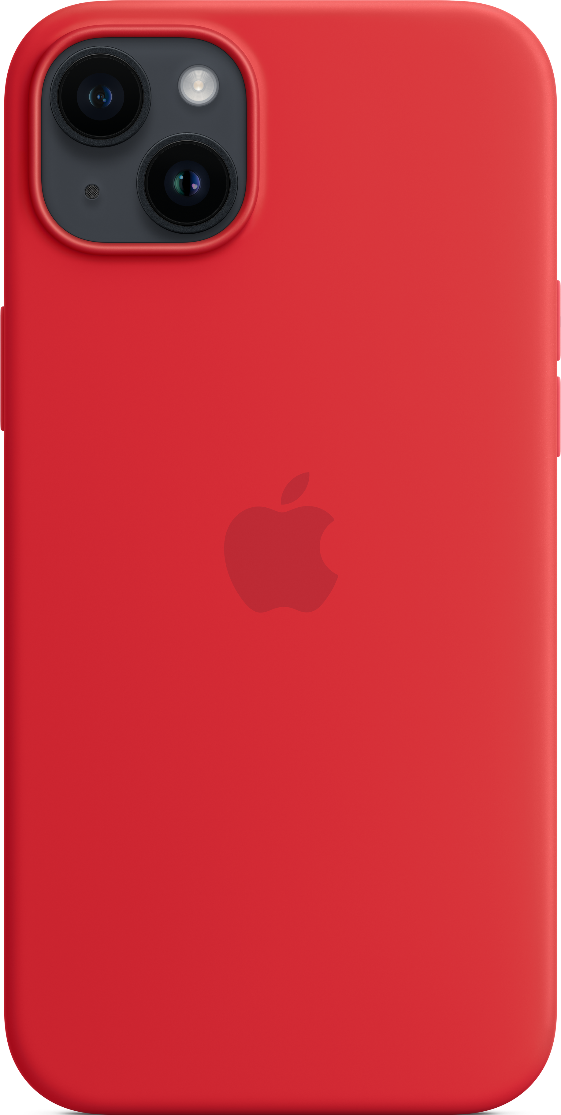 APPLE Étui en silicone avec MagSafe, Manches, Apple, iPhone 14 Plus, (PRODUCT) RED
