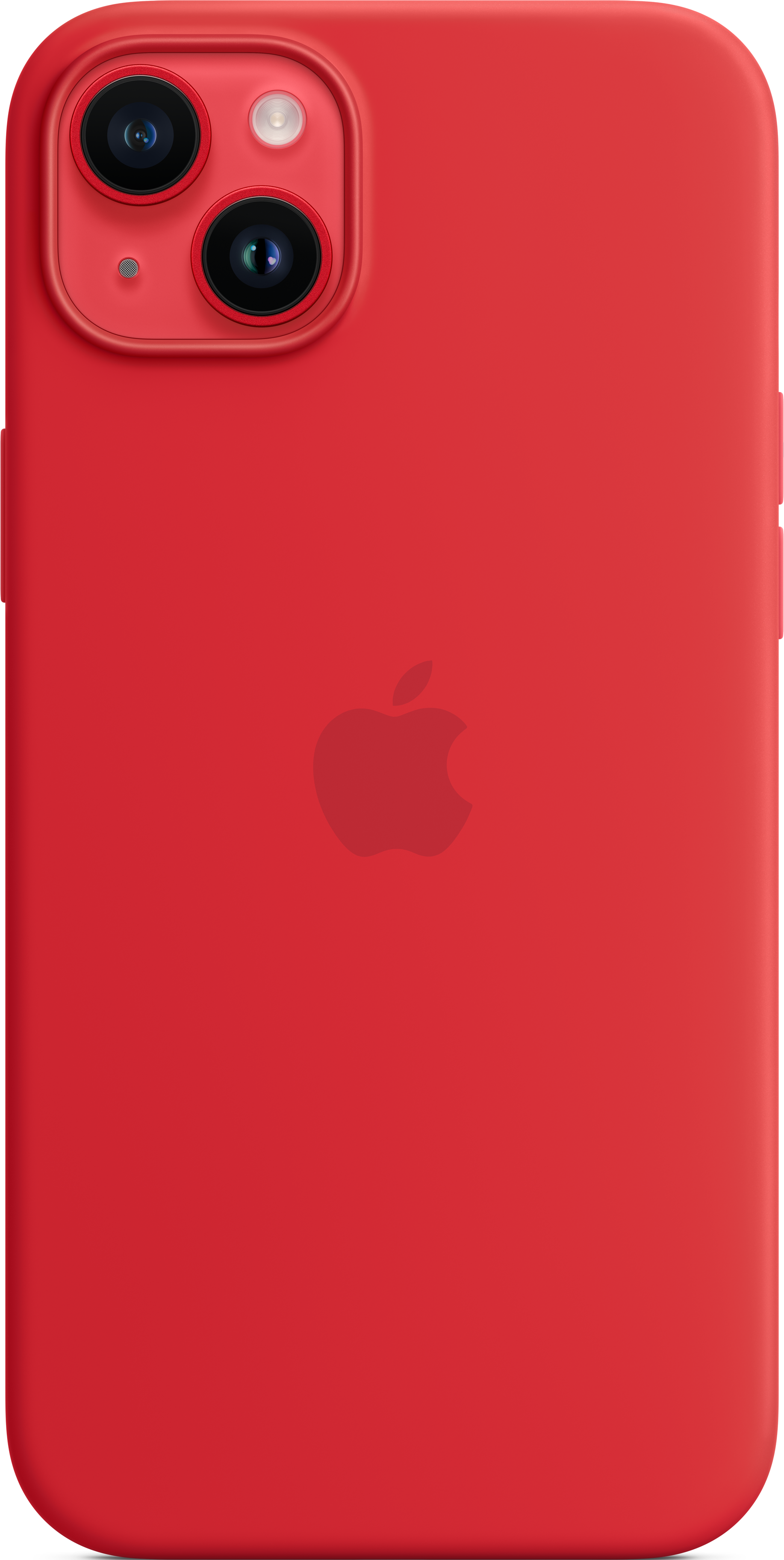 APPLE Étui en silicone avec MagSafe, Manches, Apple, iPhone 14 Plus, (PRODUCT) RED