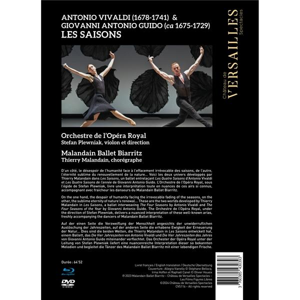 DVD-Cover mit zwei Tänzern in Balletthaltungen. Text auf Französisch.