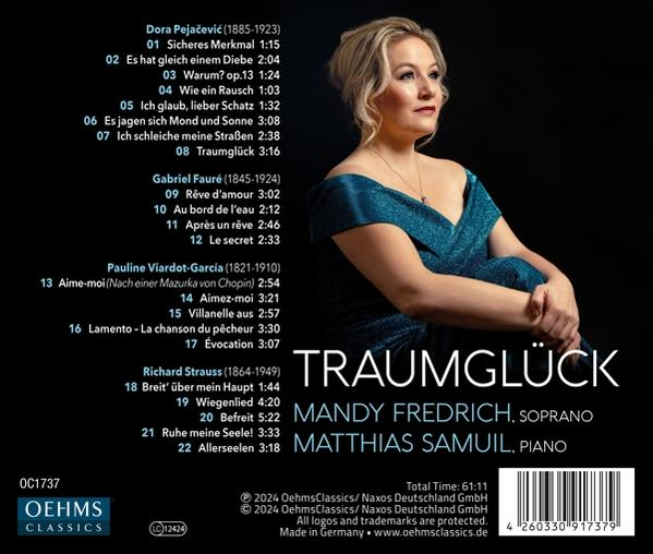 CD-Cover mit einer Frau in einem blauen Kleid. Der Text enthält Songtitel und Künstlernamen.
