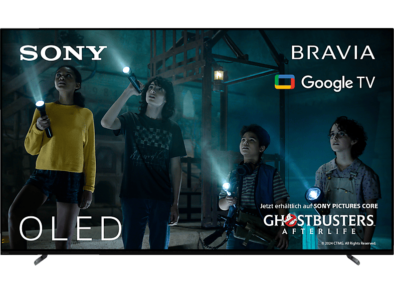 SONY BRAVIA XR65A80L OLED TV (Flat, 65 Zoll / 164 cm, UHD 4K, SMART TV, Google TV), OLED TV