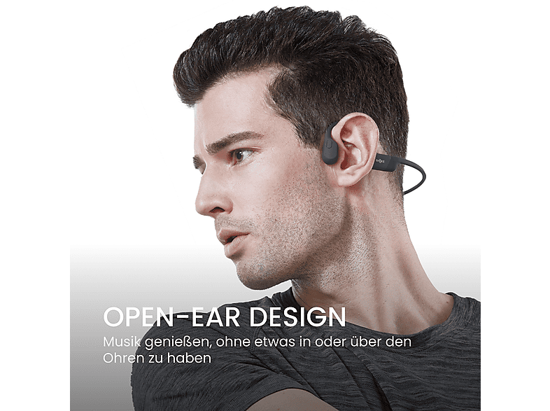Shokz OpenRun USB-C, Open-ear Bluetooth Kopfhörer, Schwarz — Foto 2 von 5