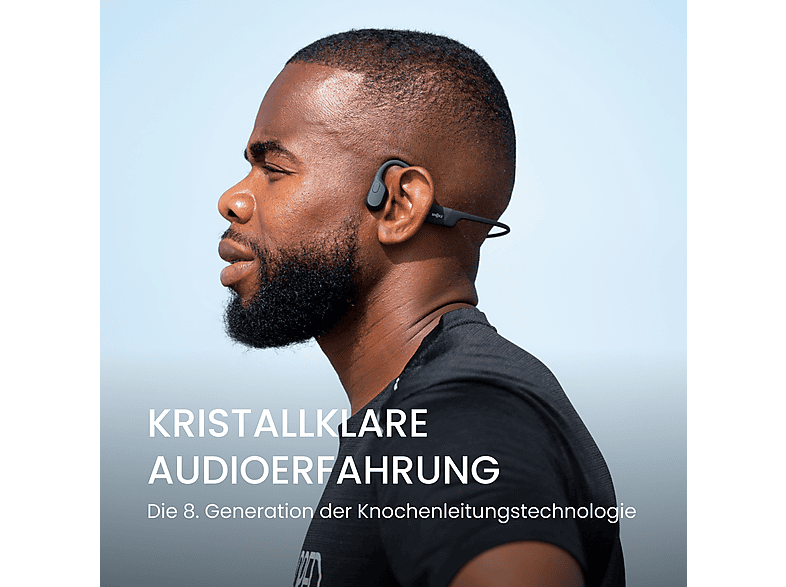 Shokz OpenRun USB-C, Open-ear Bluetooth Kopfhörer, Schwarz — Foto 4 von 5