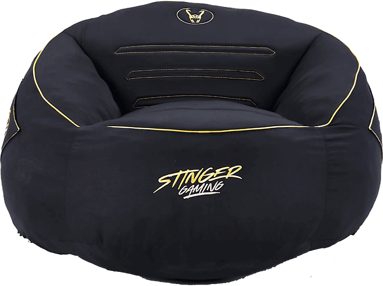 Woxter Stinger, Tela hidrófuga, Doble costura seguridad, Cremallera Múltiples compartimentos, Black & Golden