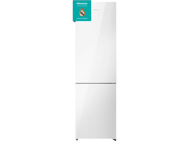 REACONDICIONADO Seminuevo Bueno Frigorífico combi - Hisense RB440N4GWD, No Frost, 200.4 cm, 336 l, Multi Airflow, Cristal Blanco