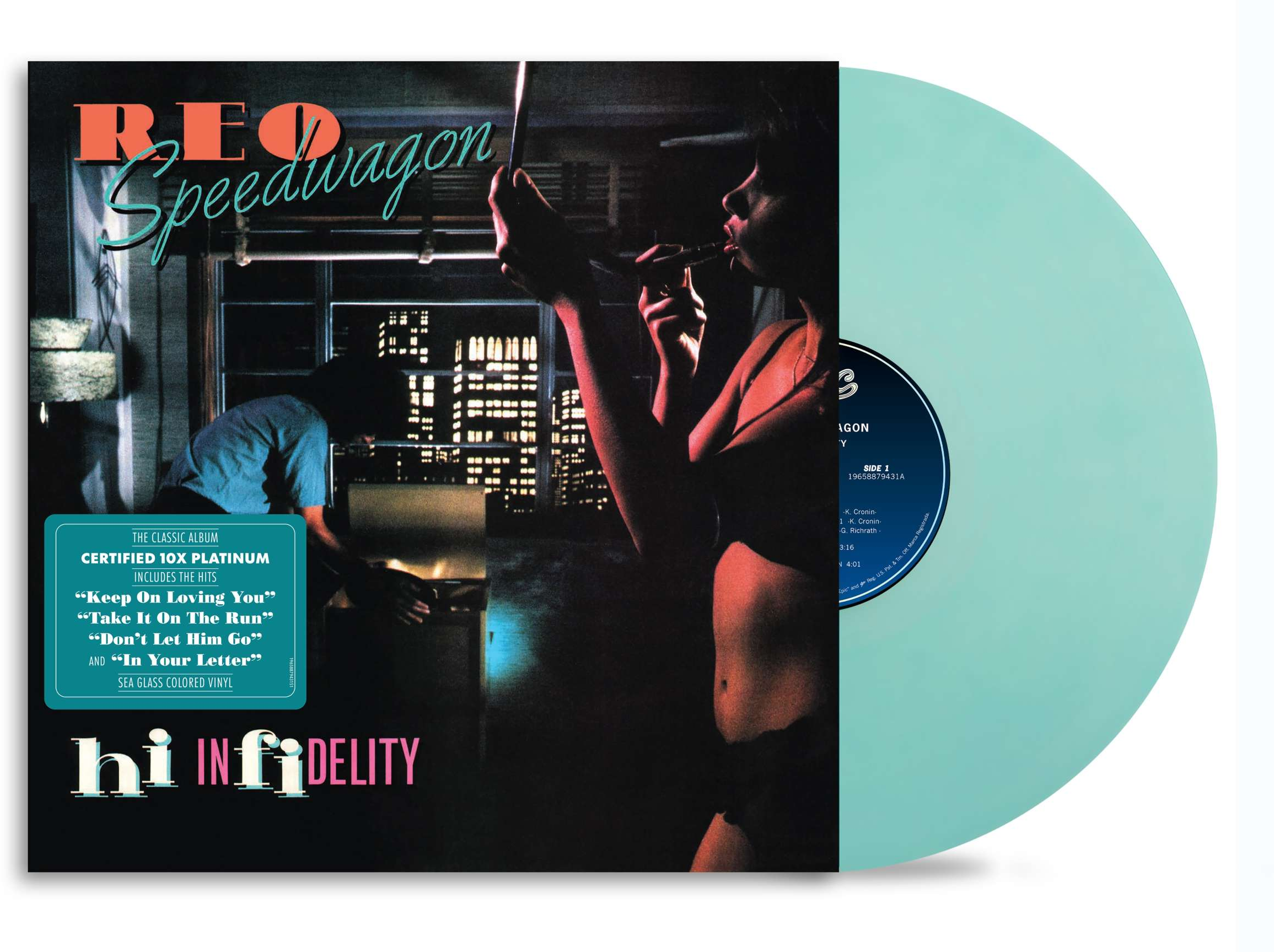 Reo Speedwagon - Hi Infidelity (Sea Glass Coloured Vinyl) (Vinyl LP (nagylemez))