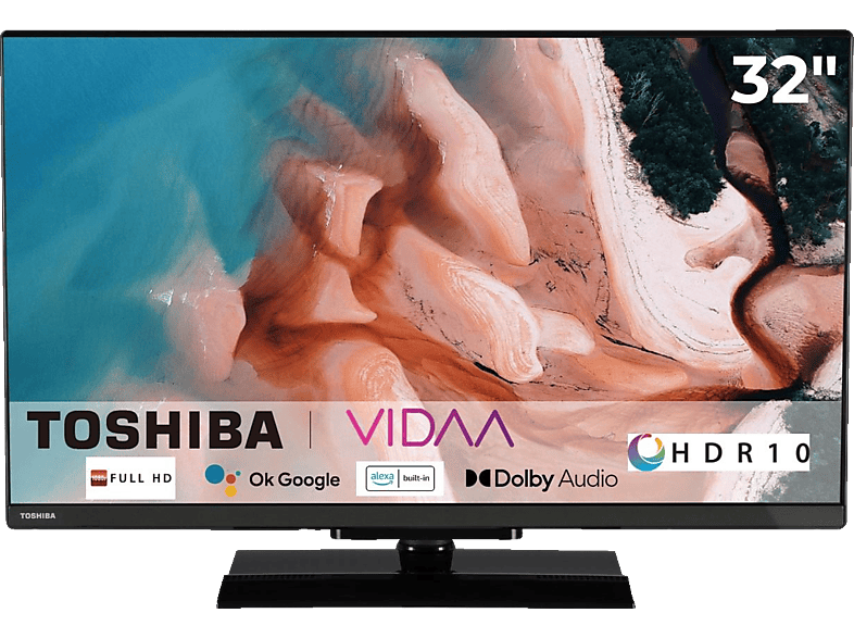 TOSHIBA 32LV3E63DA MB181V LED TV (Flat, 32 Zoll / 80 cm, Full-HD, SMART TV)