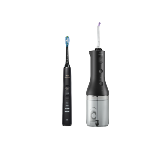 Philips Sonicare DiamondClean 9000 Series + Cordless Power Flosser 3000 Elektrische Tandenborstel