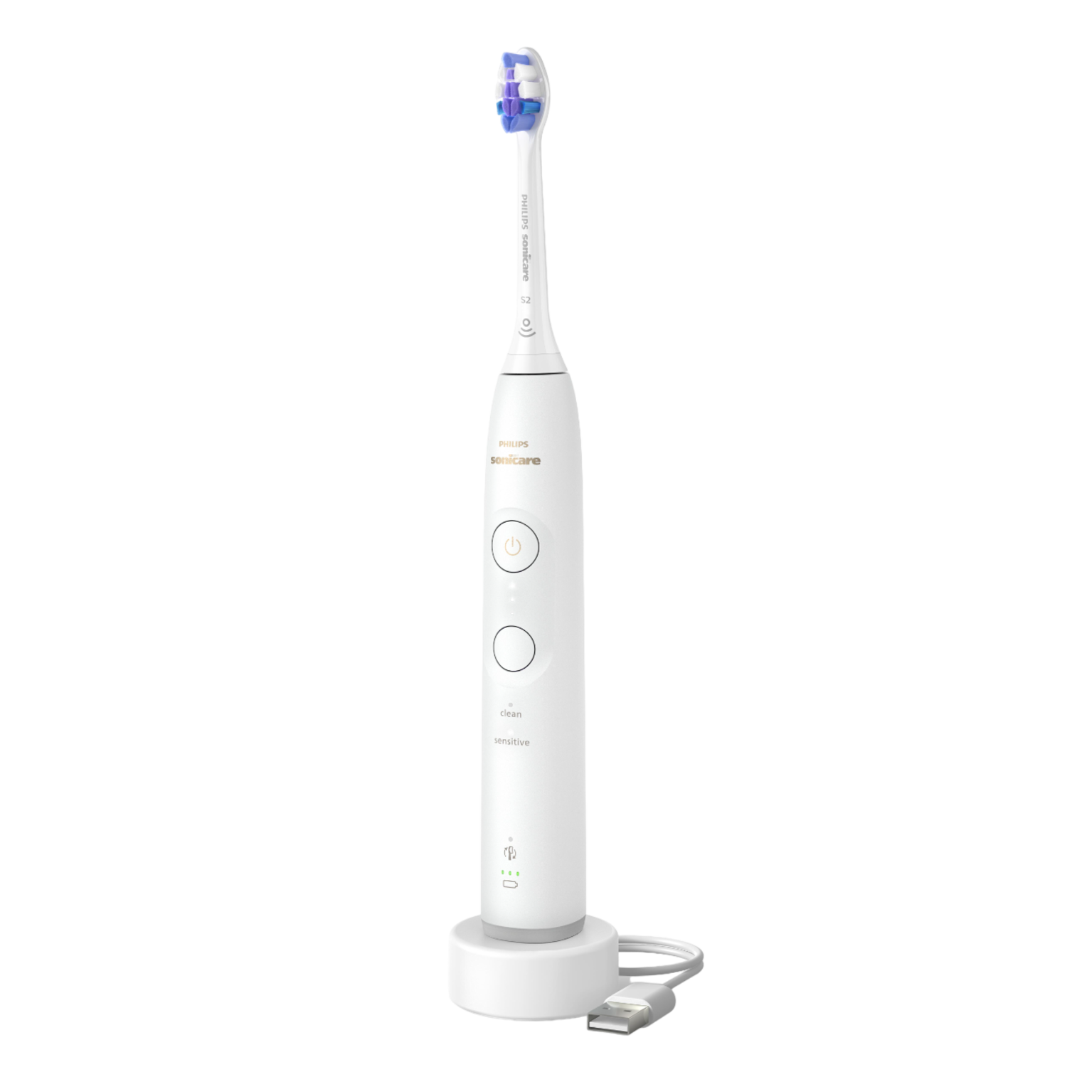 Philips Sonicare 6100 Series Hx7400/01 Elektrische Tandenborstel Wit afbeelding