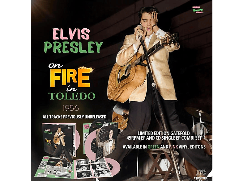 Elvis Presley On Fire In Toledo 1956 LP