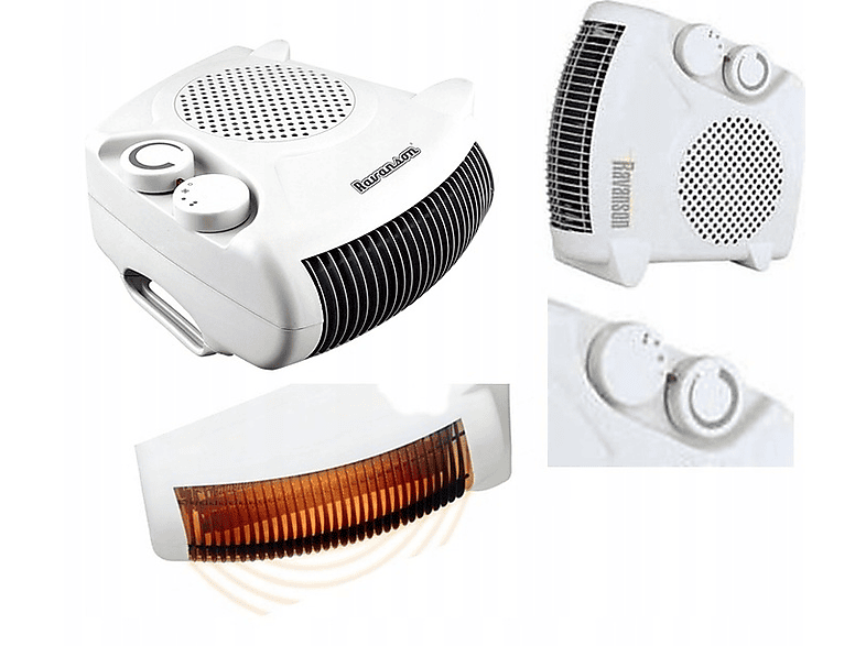Termowentylator RAVANSON FH-200 Biały 2000 W – zdjęcie 3