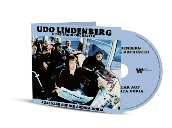 CD-Cover von Udo Lindenberg & Das Panik Orchester. Ein Bandfoto ist auf dem Cover.