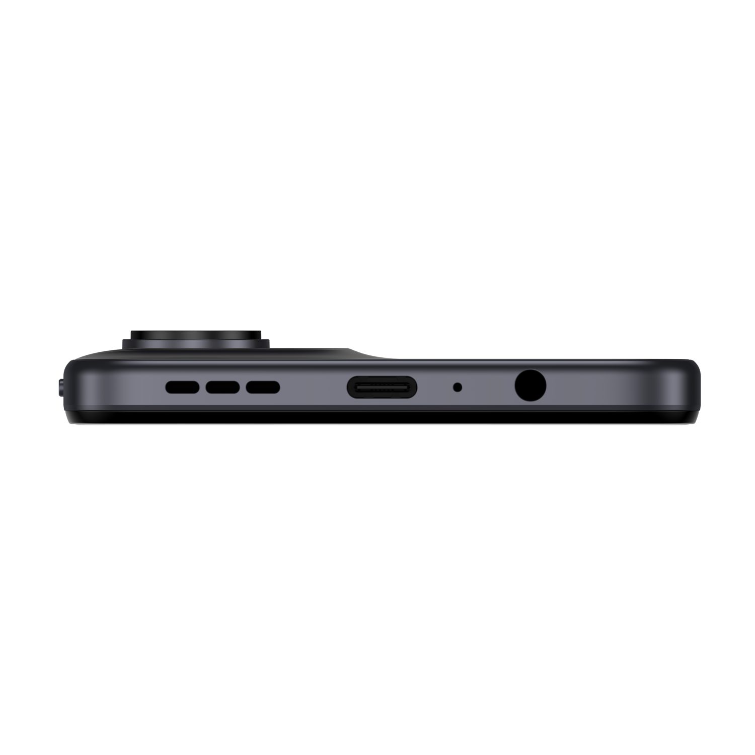 Smartphone bottom with ports.