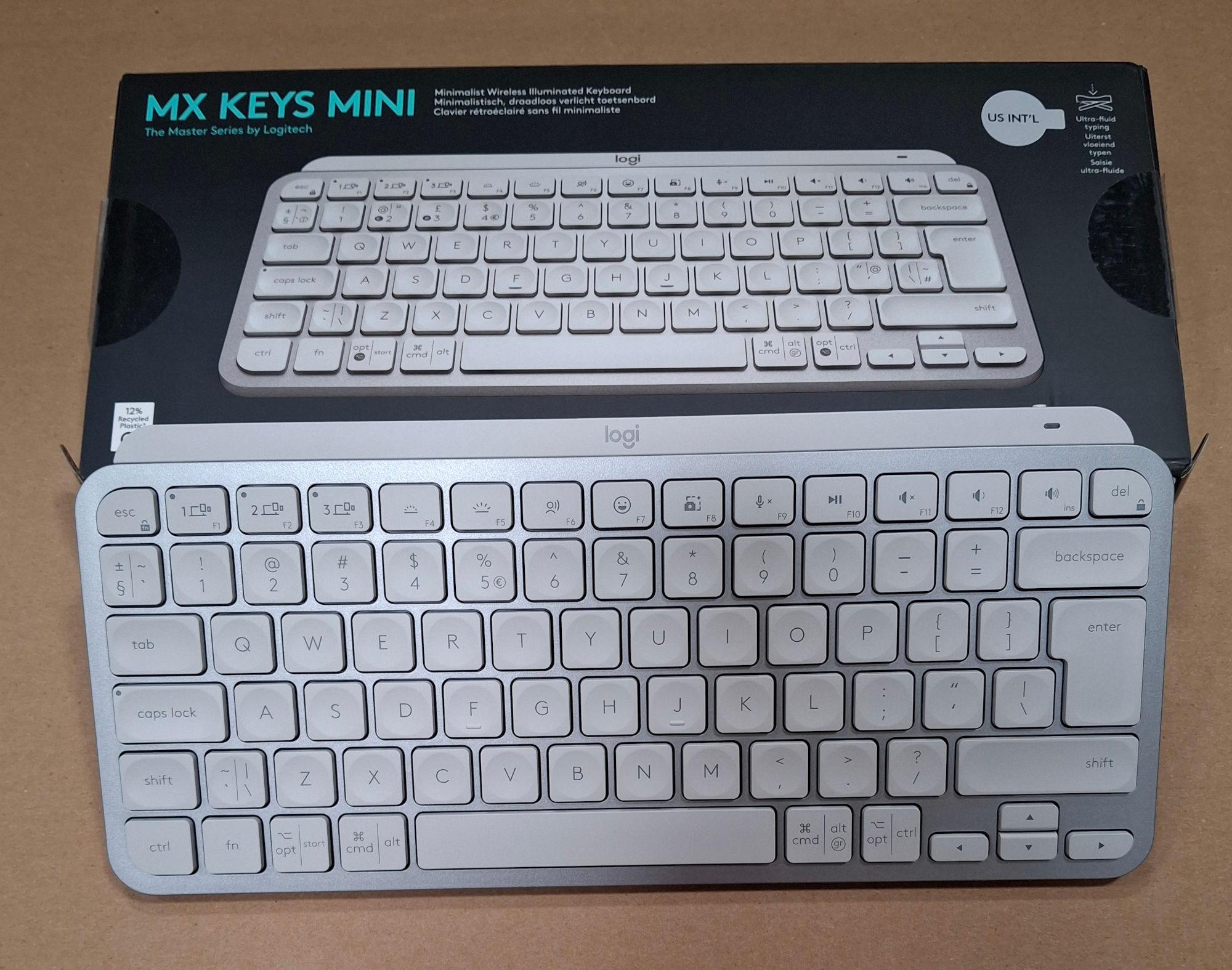 OUTLET - Klawiatura bezprzewodowa LOGITECH MX Keys Mini Szary 920-010499