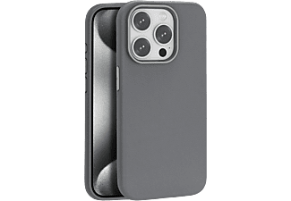 PIILI Iphone 15 Pro Leather Magsafe Telefon Kılıfı Gri