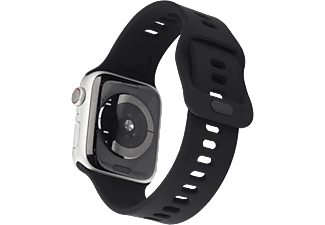 PIILI Apple Watch Gaia Silikon Kayış Siyah