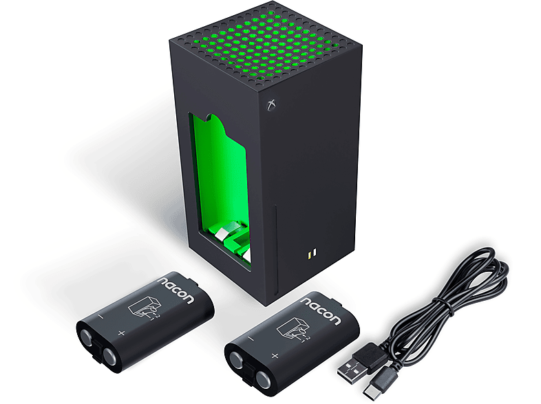 Nacon Akkupacks schwarz für Xbox X, Xbox One; Controller-Akkus
