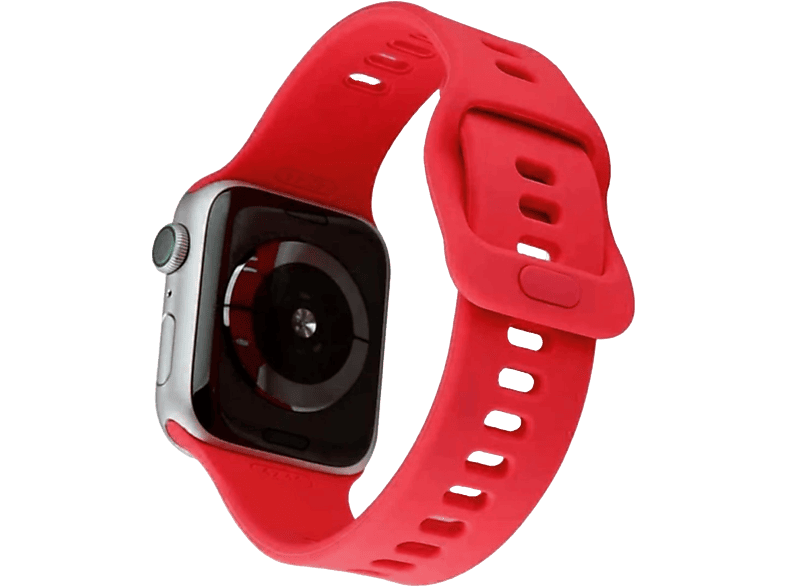 PIILI Apple Watch Gaia Silikon Kayış Kırmızı_0