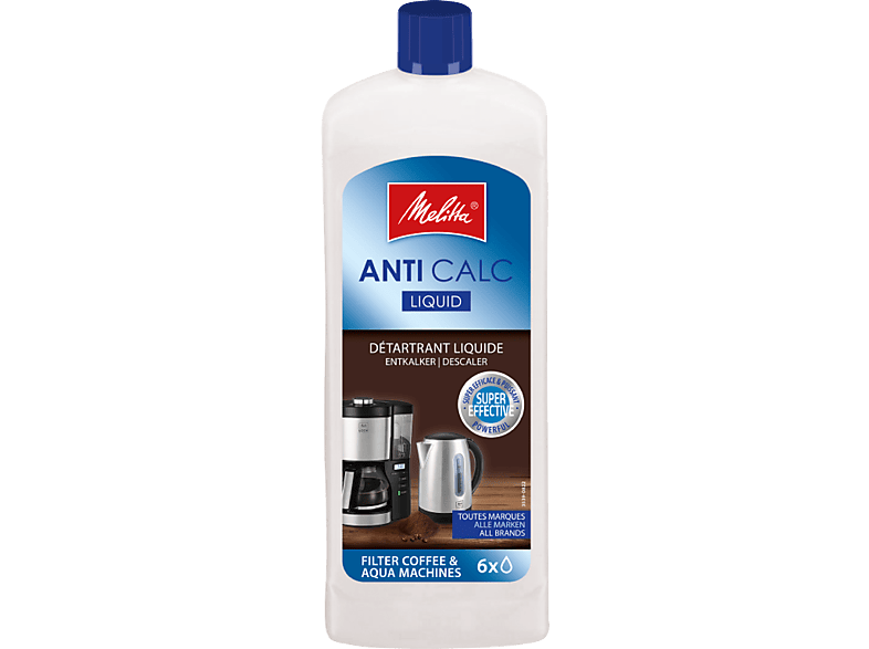 Melitta Anti Calc Flüssigentkalker Filterkaffeemaschinen und Wasserkocher