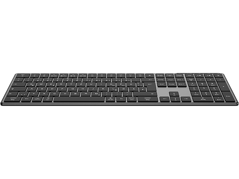 Thumbnail - ISY IKE-7200, Tastatur, Scissor, kabellos, Grau