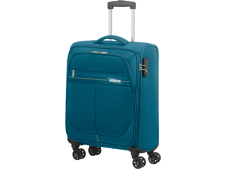 AMERICAN TOURISTER Deep Dive Spinner kabin méretű bőrönd 55cm, zöldeskék-lime (132503-4815)