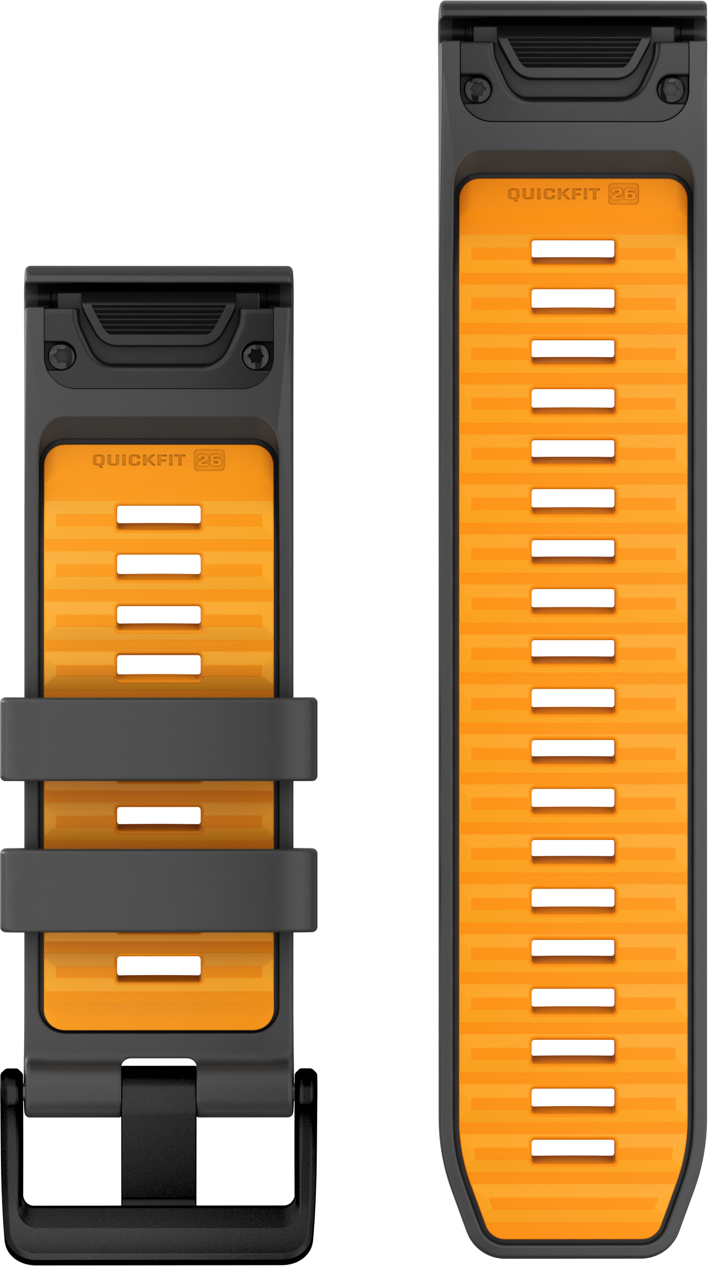GARMIN Quickfit (26 mm), Armband, Garmin, Graphit/Spark Orange 