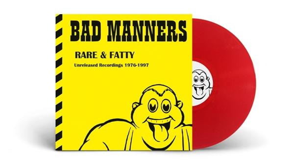 Egy lemezalbum borítója a Bad Manners szavakkal.