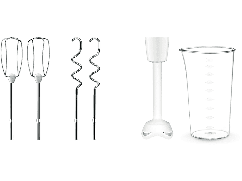 Tefal Prep'Mix+ HT4611 Handmixer, Pürierstab, Kunststoff (Weiß, 500 Watt) — Foto 2 von 5