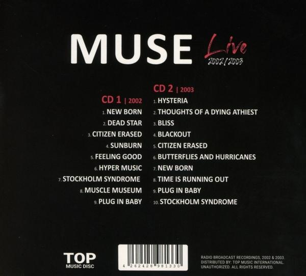 CD-Hülle mit Albumtitel, Trackliste und Logo auf schwarzem Hintergrund.