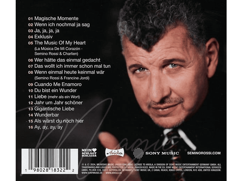 Thumbnail - Semino Rossi - Magische Momente (CD)