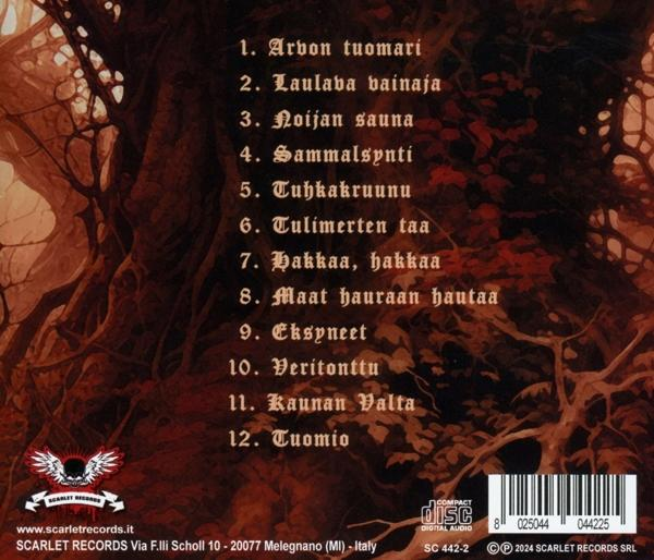 Album-Rückseite mit Songliste, Barcode und Plattenfirma-Logo.