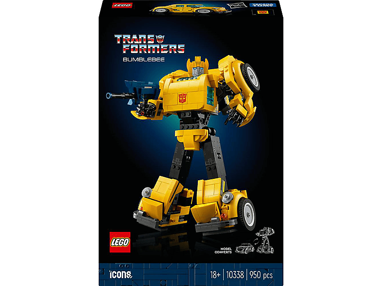 LEGO Icons 10338 Bumblebee Bausatz, Mehrfarbig