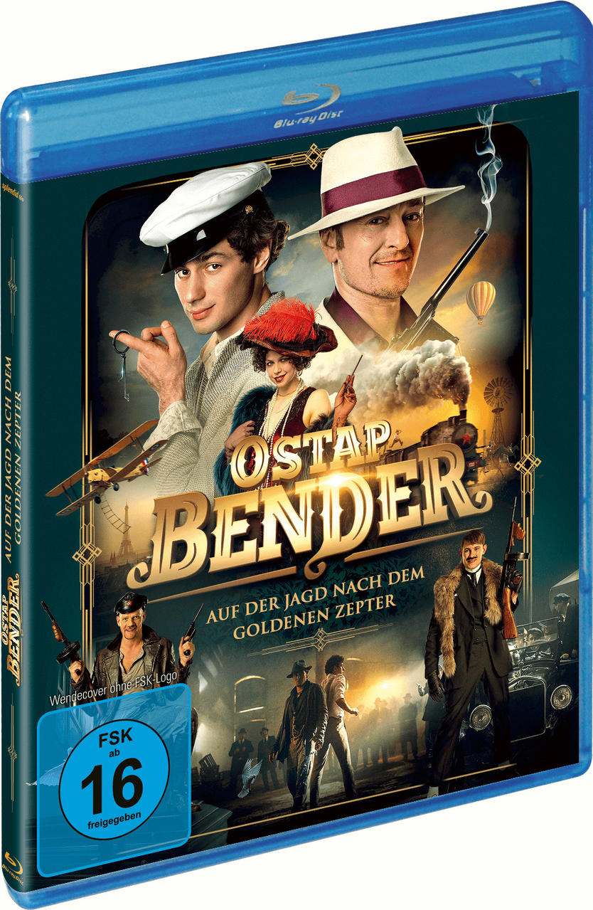 Blu-ray-Filmhülle. Titel und Schauspieler sind auf der Vorderseite abgebildet.