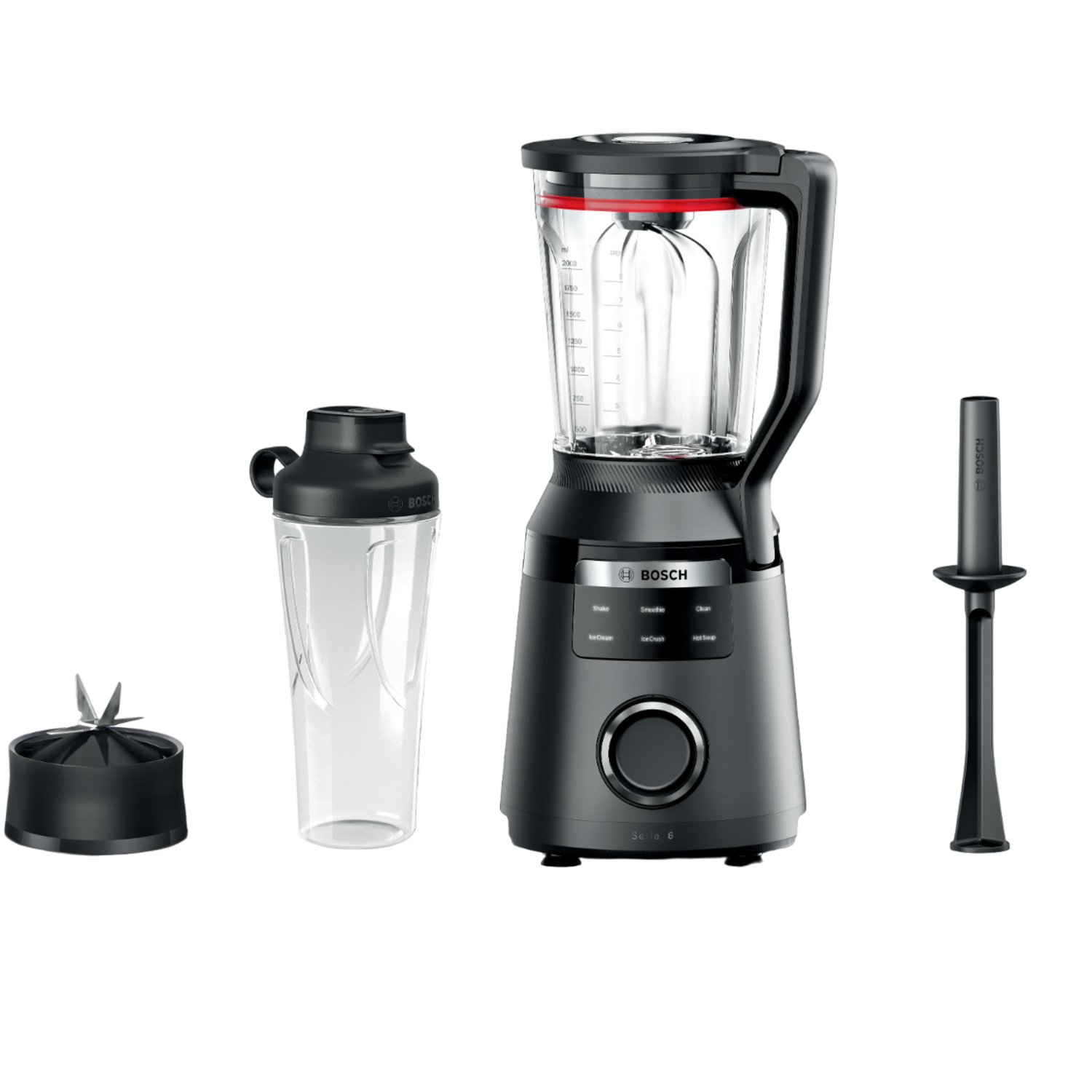 BOSCH MMB6654B Serie 6 VitaPower Blender - Zwart
