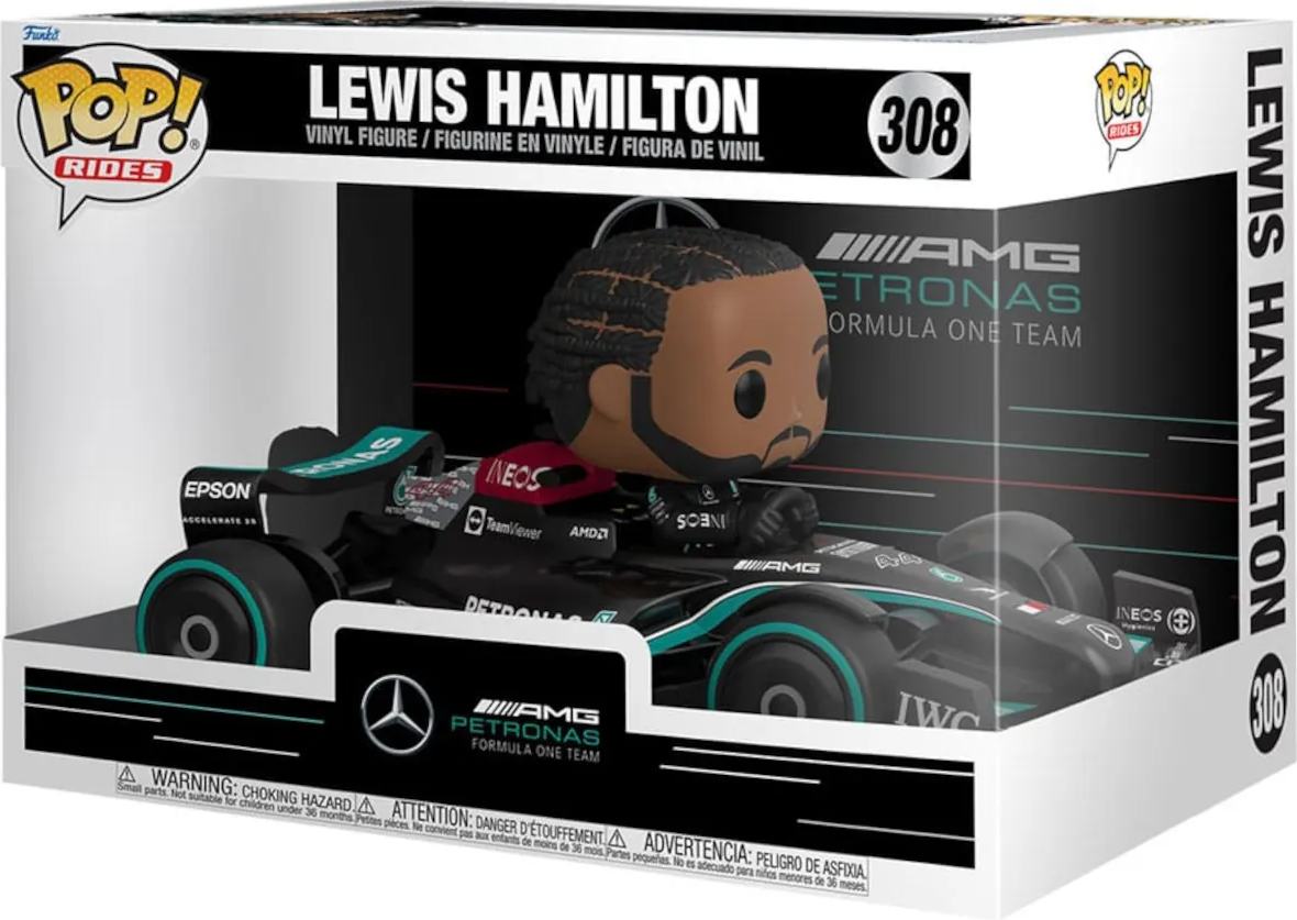 FUNKO POP! Rides: AMG Petronas Formula One Team - Lewis Hamilton (AMG Petronas Formula One Team) Personaggi da collezione