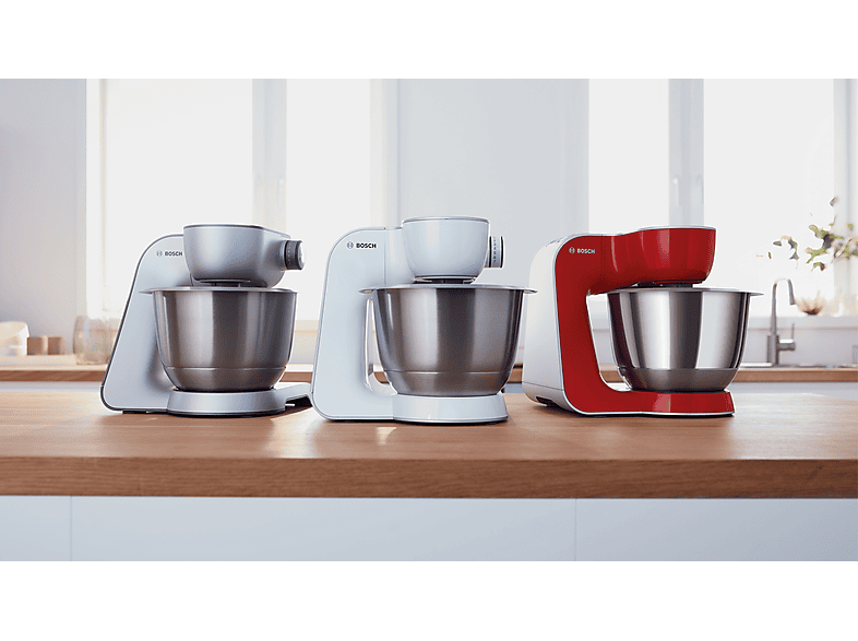 BOSCH MUM58210 Küchenmaschine Weiß (Rührschüsselkapazität: 3,9 l, 1000 Watt)