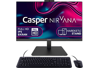 CASPER Nirvana A60.1235-8E00T-V Intel Core i5-1235U 8GB Ram 500GB SSD Win 11 Home AIO Bilgisayar